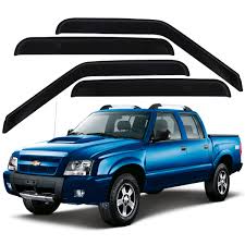 Calha De Chuva Acrilica S10 Cab Dupla 1996 A 2011 - 4 Portas